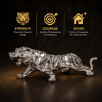 Benefits of Radiant Silver-Tone Roaring Tiger Figurine