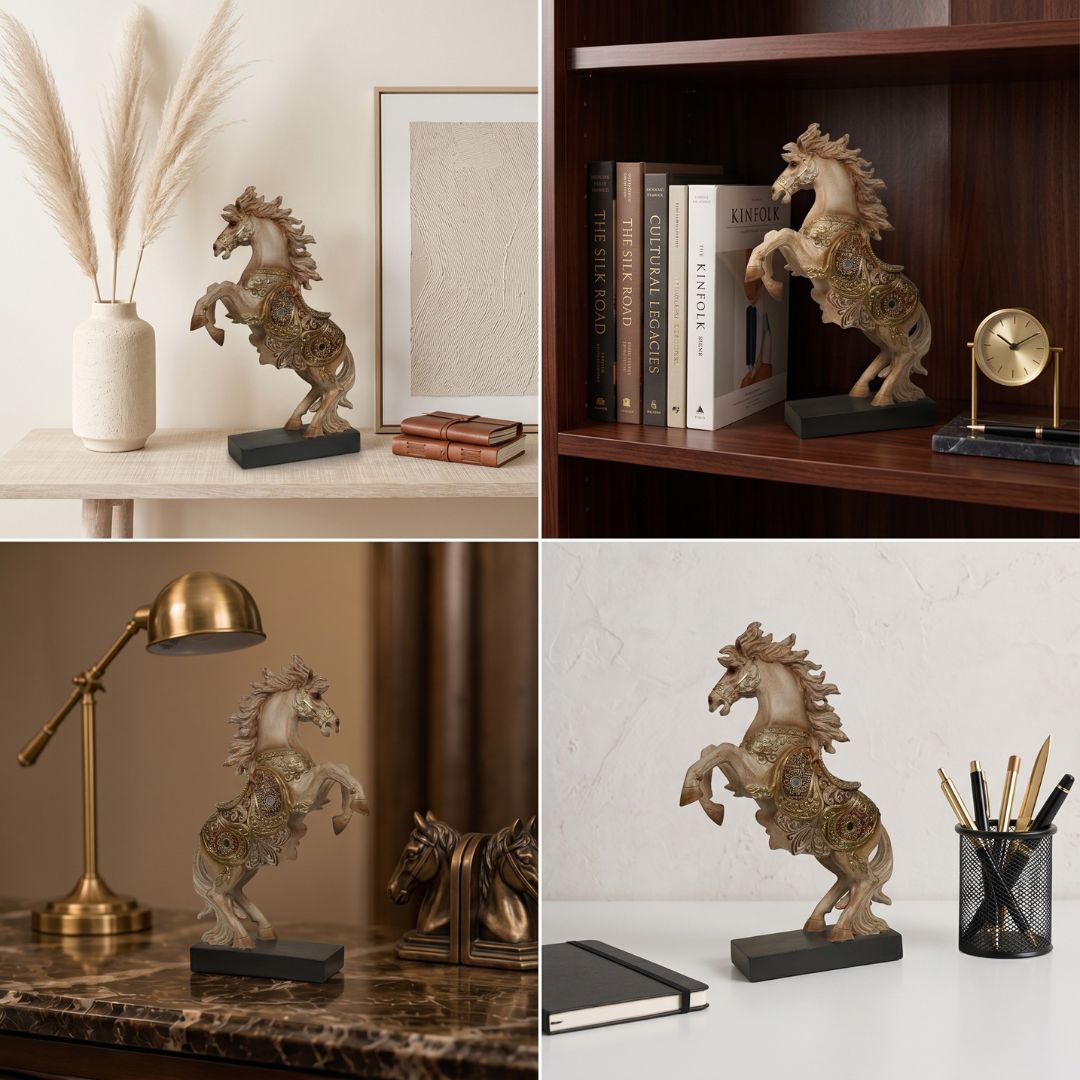 Best Place for Elegant Rearing Horse Statue