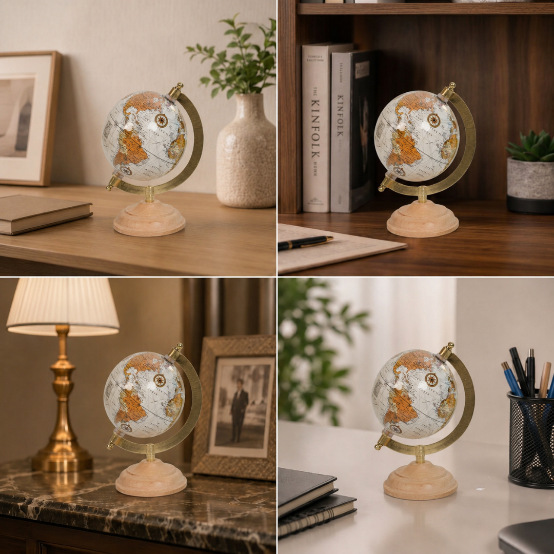 Best Place for Elegant Vintage-Style Desktop Globe