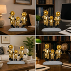 Best Place for Golden Astronaut Family Statue