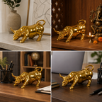 Best Place for Golden Charging Bull Statue