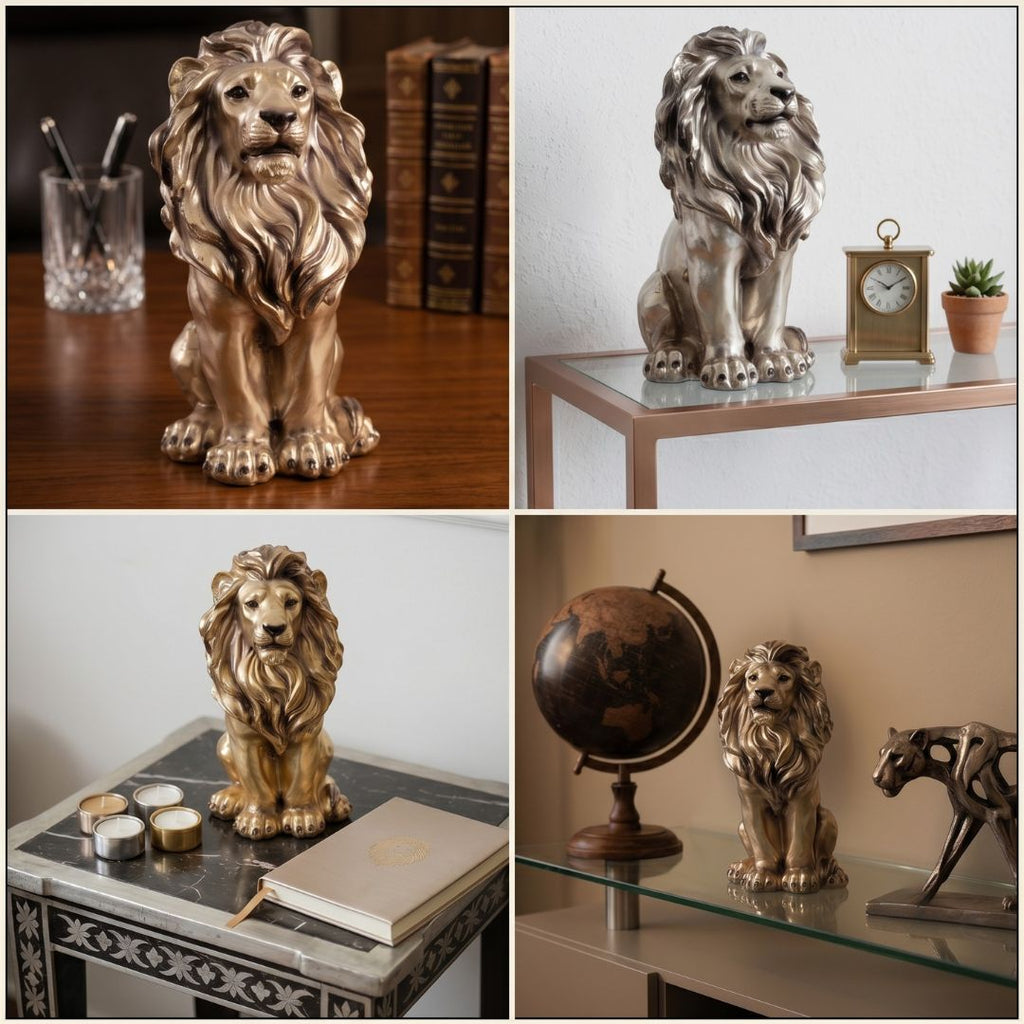 Best Place for Majestic Sitting Lion Figurine