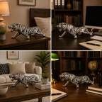 Best Place for Radiant Silver-Tone Roaring Tiger Figurine