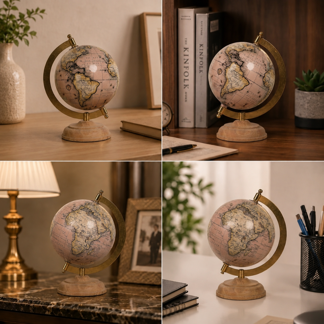 Best Place for Vintage-Style Pink Desktop Globe