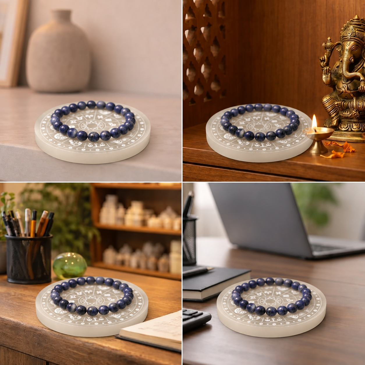 Best place for Natural Blue Sodalite Beaded Bracelet