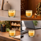 Best place for Sacred Cardamom Infused Yellow Jupiter Energy Vastu Candle