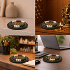 Best place for Tri-Energy Chakra Balancing Amethyst, Selenite & Green Jade Vastu Bracelet
