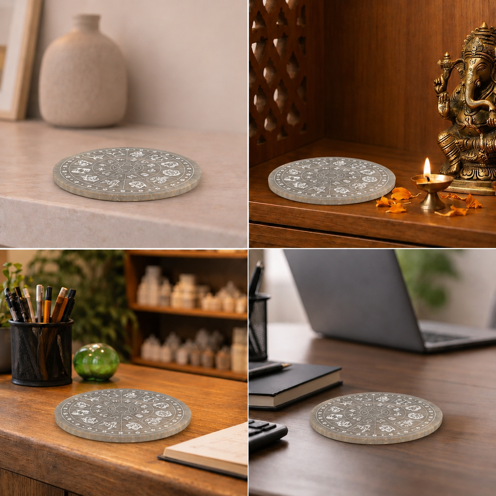 Best place for Zodiac Engraved Selenite Crystal Charging Plate