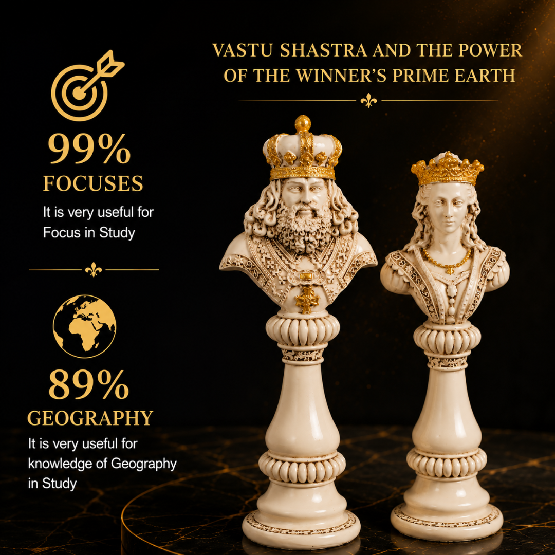 Customer Survey of Elegant King & Queen Bust Showpiece Set
