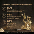 Customer Survey of Elegant Standing Deer Showpiece