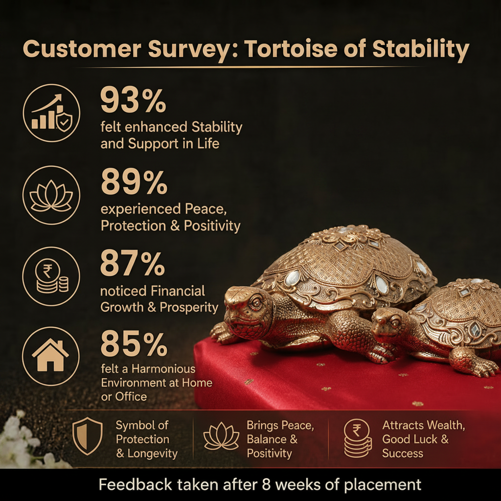 Customer survey of Antique Gold Finish Gem-Studded Metal Tortoise Pair