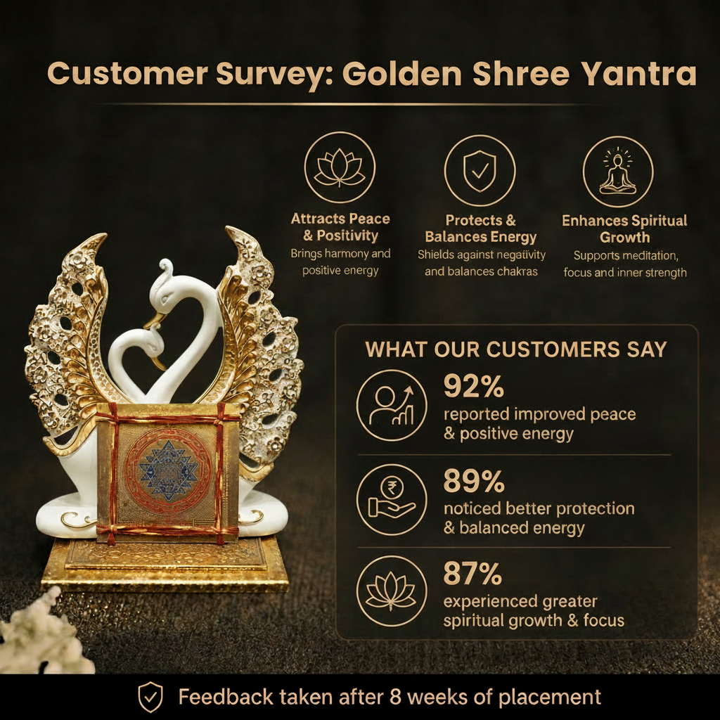 Customer survey of Golden Plated Energized Shree Yantra