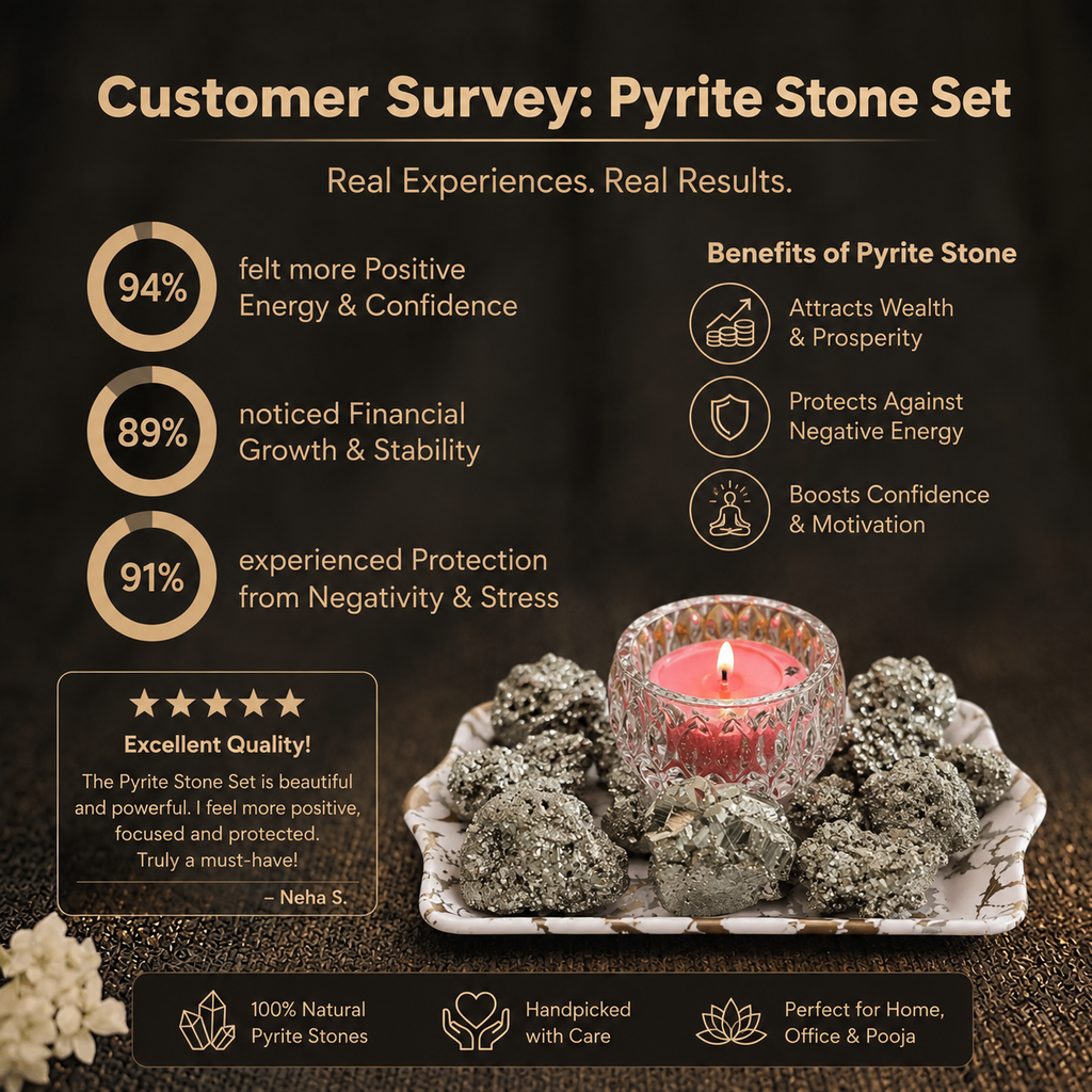 Customer survey of Silver Pyrite Clusters Set