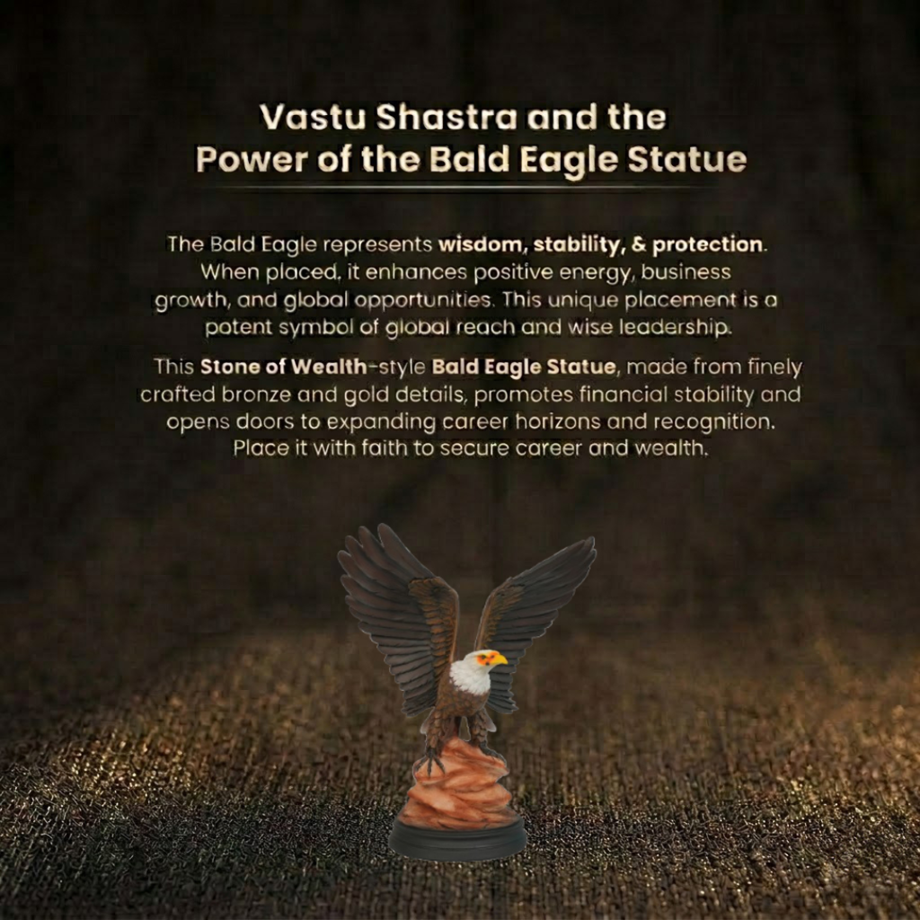 Details for the Majestic Eagle Statue