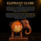 Details of the Artistic Elephant World Globe