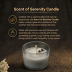 Details of the Black Pepper Infused Light-Grey Protection & Saturn Energy Vastu Candle