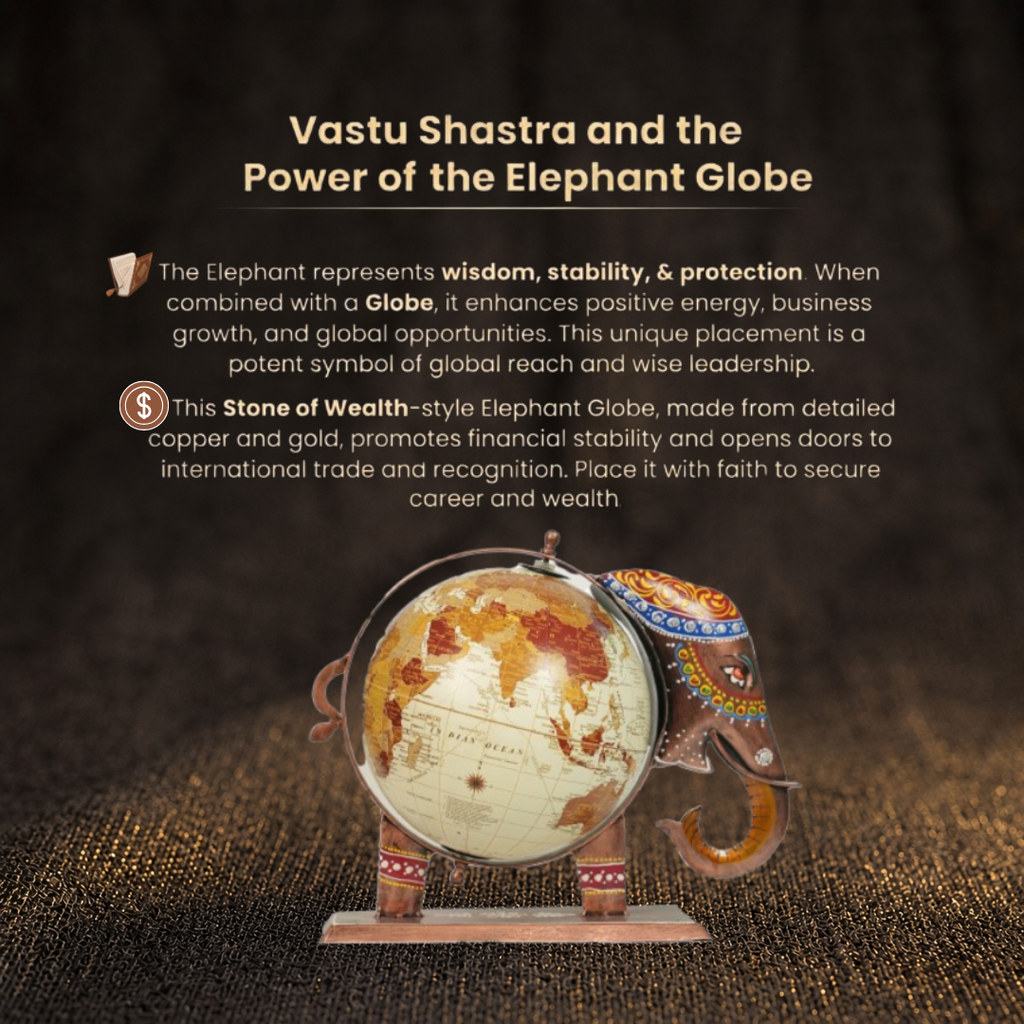 Details of the Exquisite Elephant World Globe