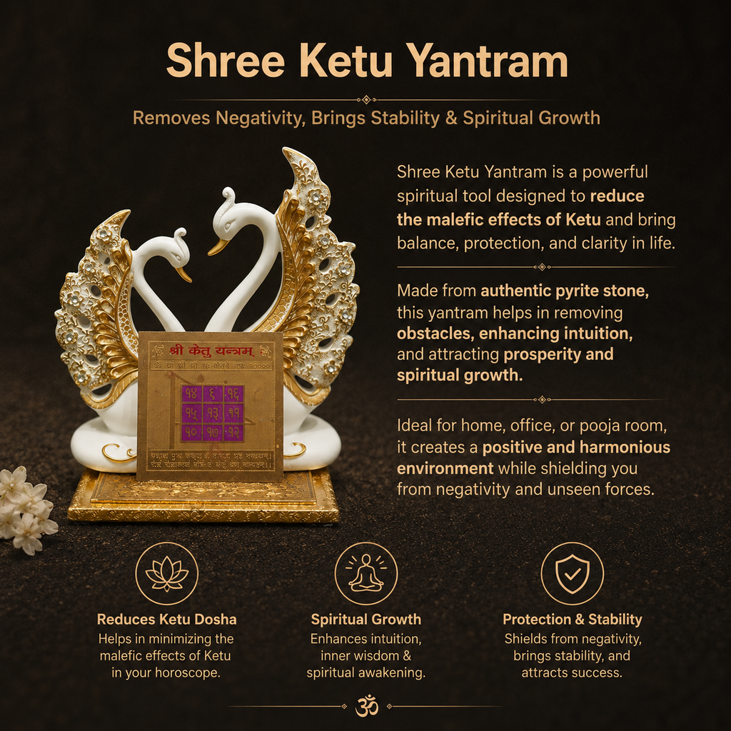 Details of the Gold Plated Shree Ketu Yantra