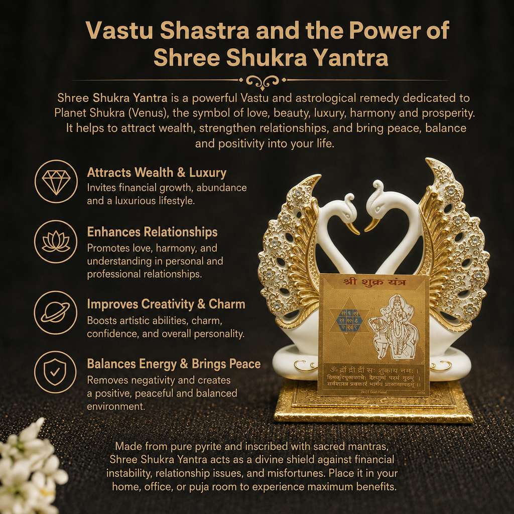 Details of the Gold Plated Shree Shukra Yantra