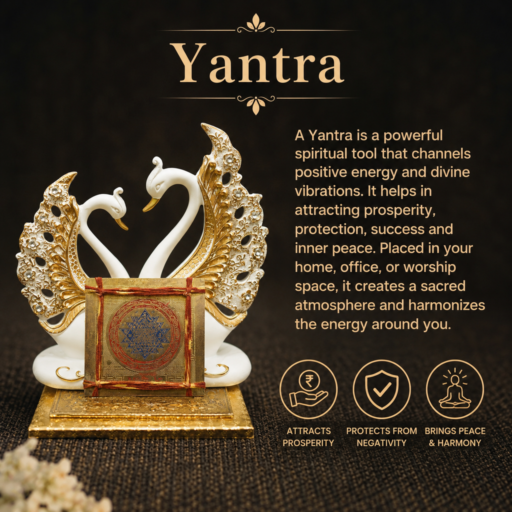Details of the Golden Plated Energized Shree Yantra