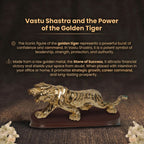 Details of the Majestic Prowling Tiger Showpiece