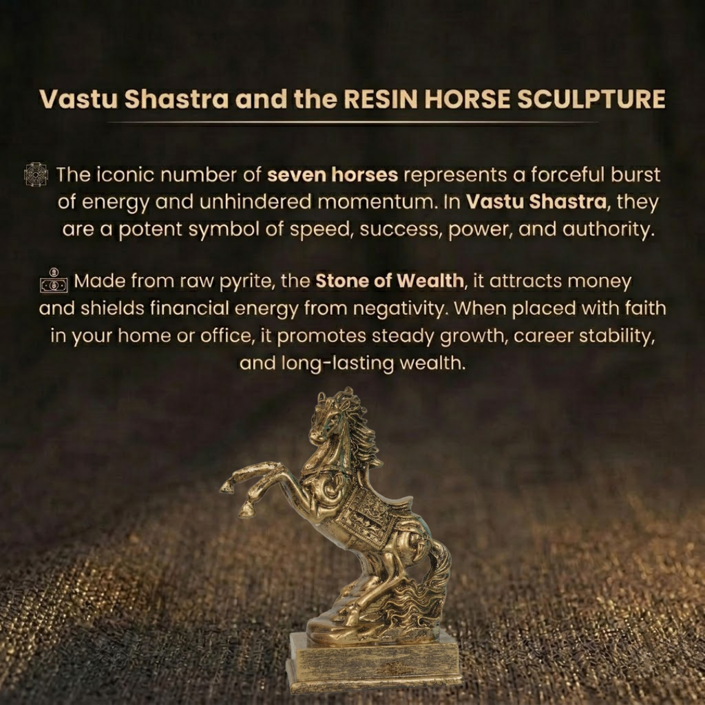 Details of the Majestic Rearing Horse Showpiece