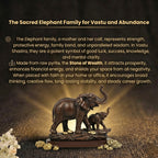 Details of the Mother and Baby Elephant Statue