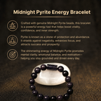 Details of the Natural Blue Sunstone Energy Bracelet for Ambition, Focus & Saturn Alignment