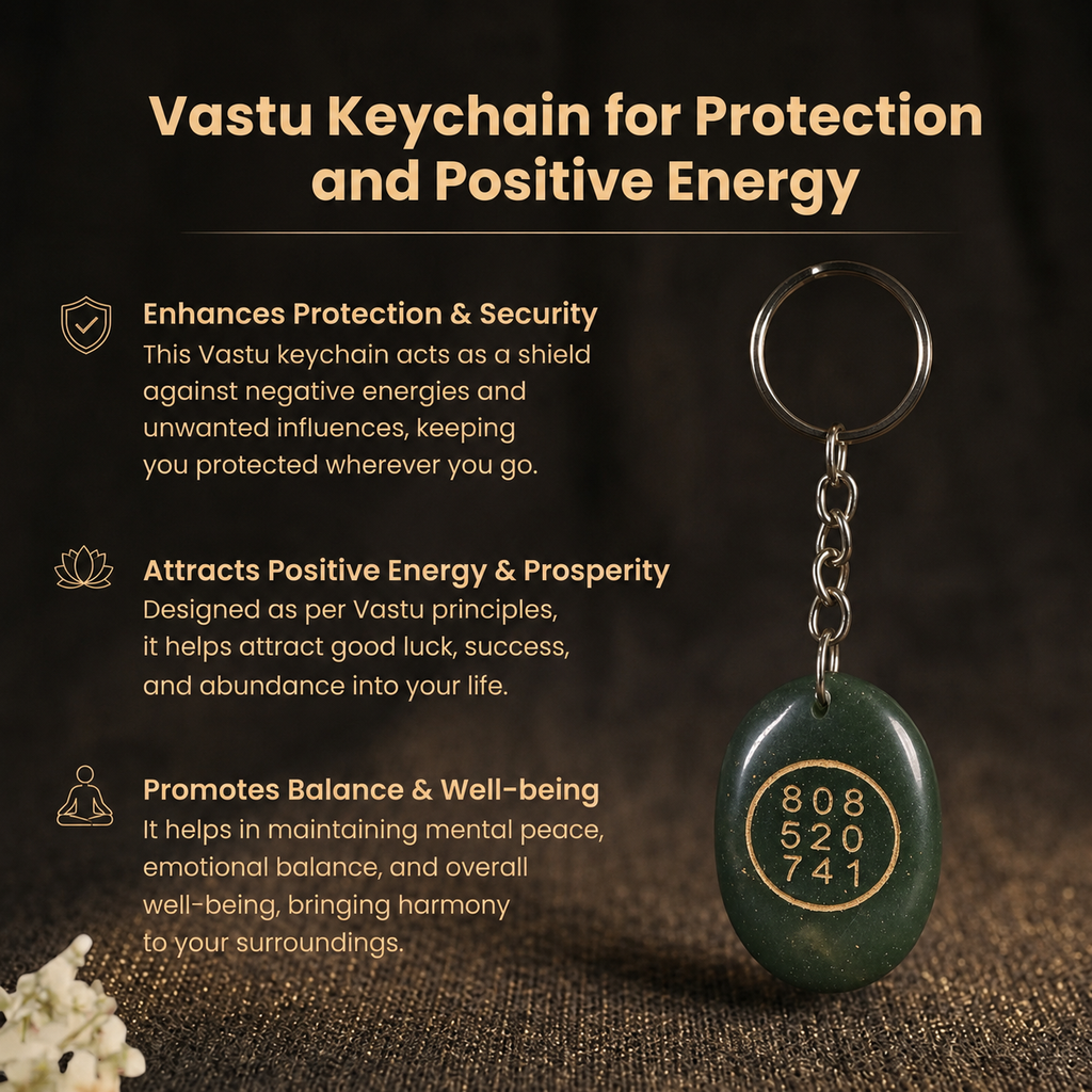 Details of the Natural Green Aventurine Angelic Switchcode Keychain