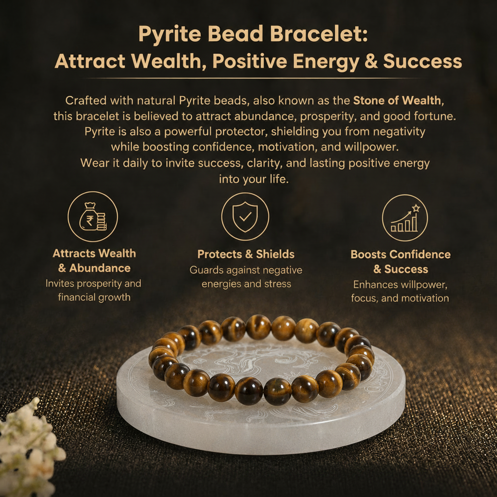 Details of the Natural Tiger Eye Gemstone Energy Bracelet for Courage