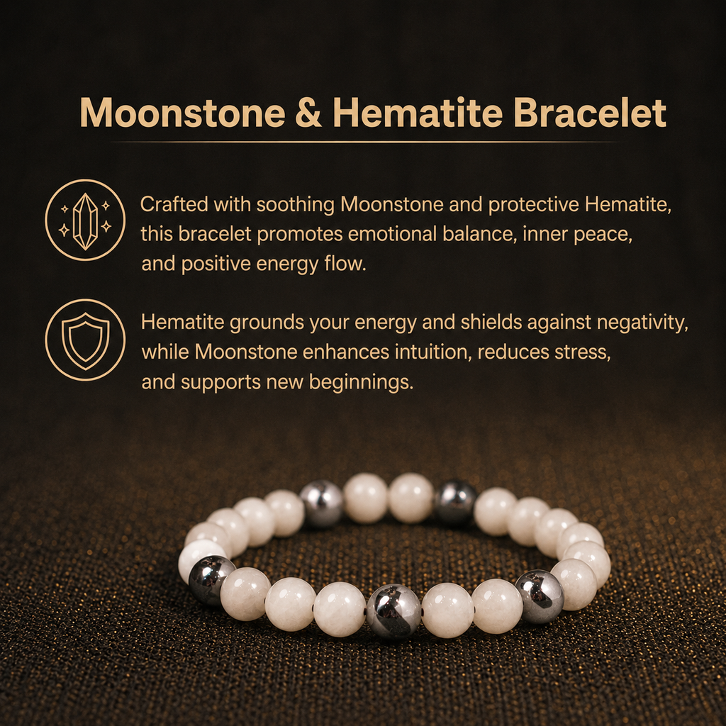 Details of the Natural Tourmalinated Quartz Energy Bracelet