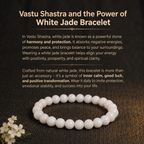Details of the Natural White Moonstone & Selenite Energy Bracelet
