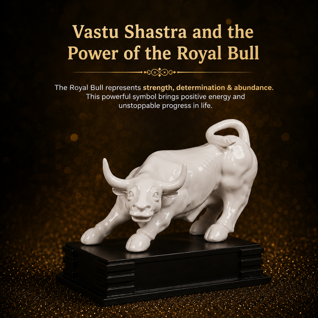Details of the Powerful Charging White Bull Statue