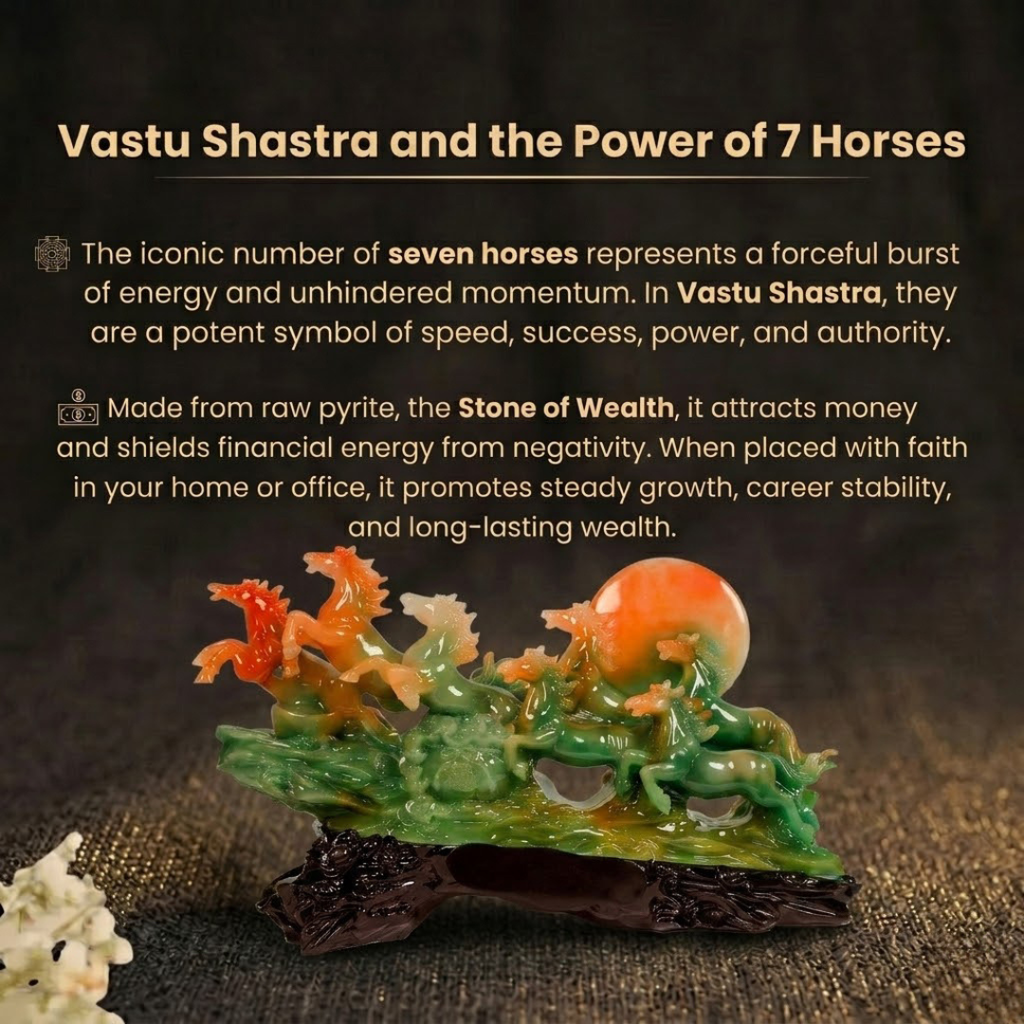 Details of the Running Horses Pyrite Statue
