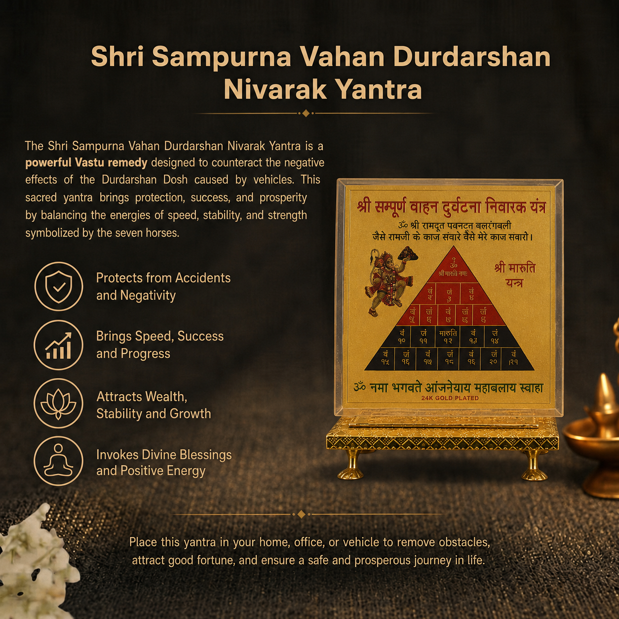 Details of the Shree Vahan Durghatna Nivarak Yantra