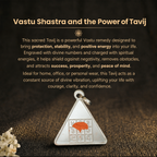 Details of the Silver Triangular Siddha Yantra Tavij