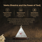 Details of the Silver Triangular Swastik Yantra Tavij