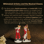 Details of the Whimsical Musical Joker Duo