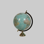 Elegant Green-Tone Desktop Globe – Classic Decorative World Map Showpiece