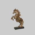 Elegant Rearing Horse Statue – Sophisticated Decorative Showpiece for Home and Office