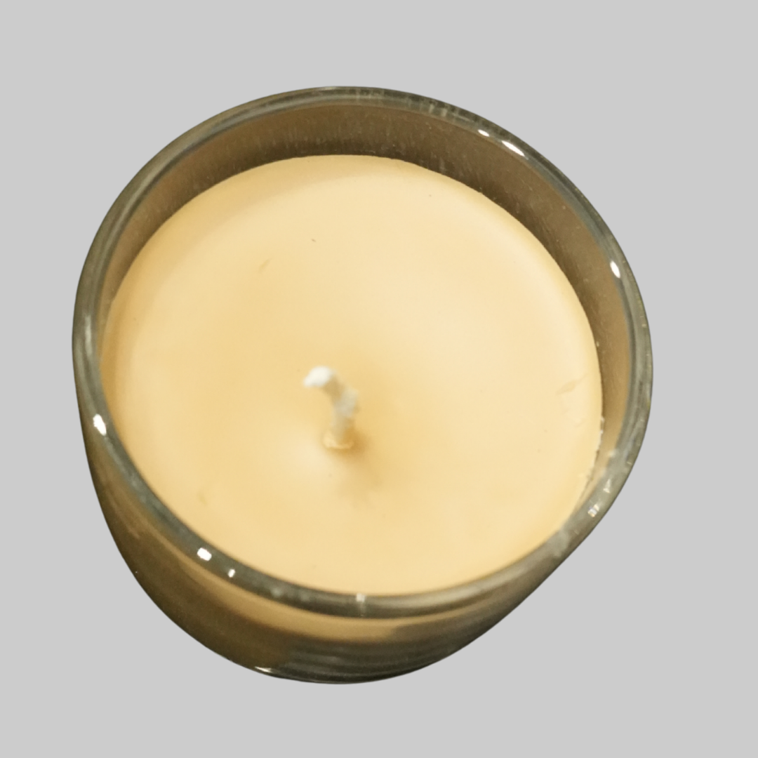 Energized Yellow Soy Glass Jar Candle