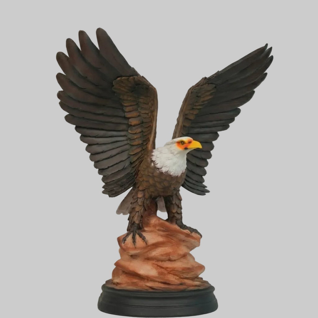 Majestic Eagle Statue for Success & Leadership | Flying Eagle Showpiece for Home & Office