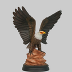 Majestic Eagle Statue for Success & Leadership | Flying Eagle Showpiece for Home & Office