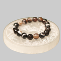 Natural Banded Agate Energy Bracelet for Protection, Stability & Rahu-Ketu Alignment