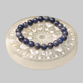 Natural Blue Sodalite Beaded Bracelet