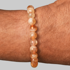 Natural Golden Sunstone Beaded Bracelet