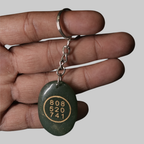 Natural Green Aventurine Angelic Switchcode Keychain