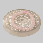 Natural Rose Quartz Beaded Bracelet