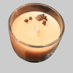 Sacred Clove & Cinnamon Infused Peach-Orange Sun & Mars Energy Vastu Candle