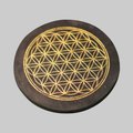 Sacred Flower of Life Energy Charging Coaster for Crystals Bracelet